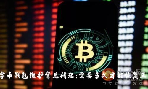 数字币钱包维护常见问题：需要多久才能恢复正常？