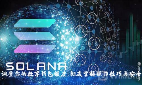 如何调整你的数字钱包额度：彻底掌握操作技巧与安全策略