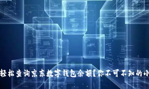 如何轻松查询京东数字钱包余额?你不可不知的小技巧